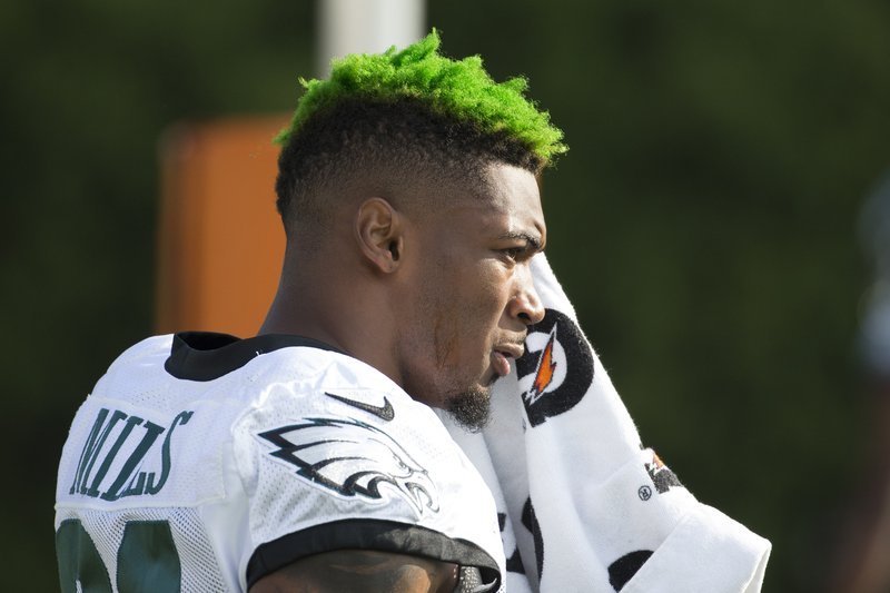 The reason Jalen Mills has been nicknamed the "Green Goblin" by his teammates. 